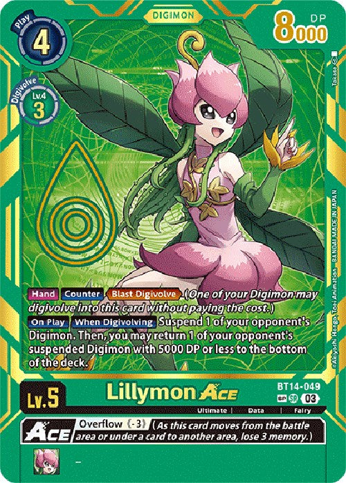 Lillymon Ace [BT14-049] [Exceed Apocalypse] | Arkham Games and Comics