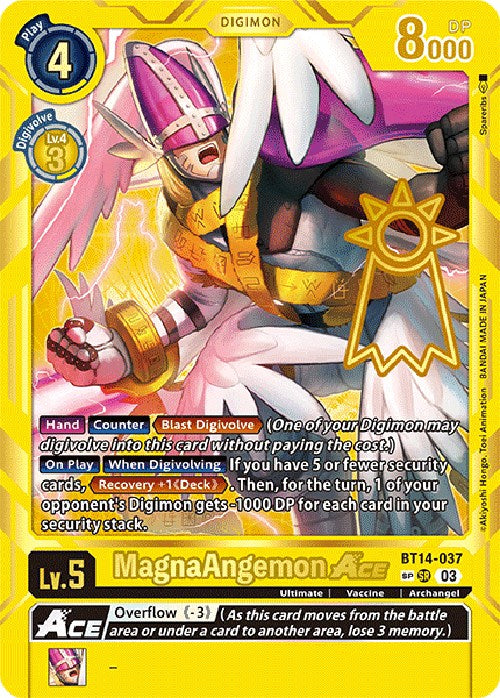 MagnaAngemon Ace [BT14-037] [Exceed Apocalypse] | Arkham Games and Comics