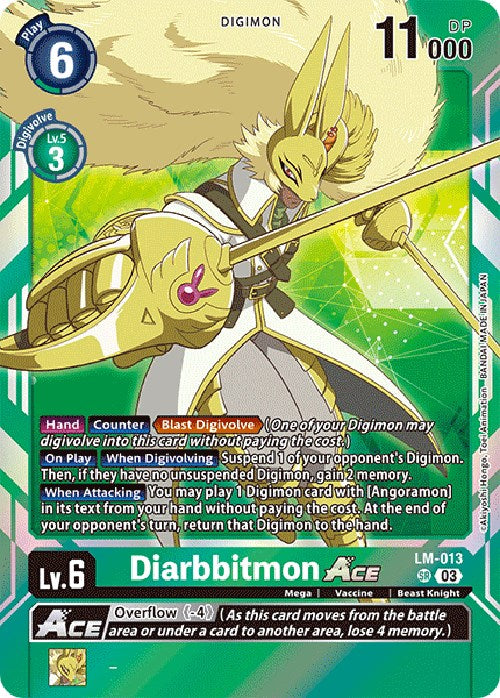 Diarbbitmon Ace [LM-013] (English Exclusive) [Exceed Apocalypse] | Arkham Games and Comics