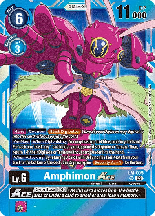 Amphimon Ace [LM-005] (English Exclusive) [Exceed Apocalypse] | Arkham Games and Comics