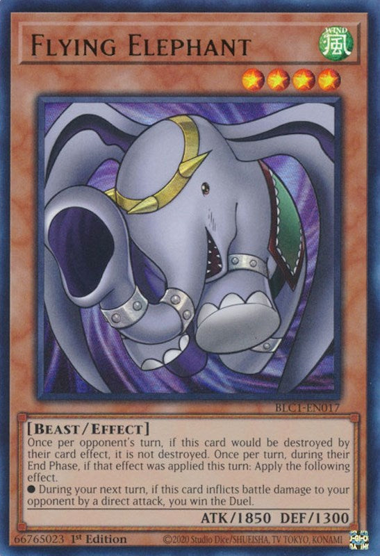 Flying Elephant [BLC1-EN017] Ultra Rare | Arkham Games and Comics