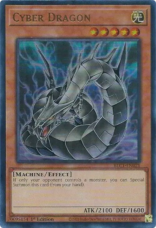 Cyber Dragon (Alternate Art) [BLC1-EN021] Ultra Rare | Arkham Games and Comics