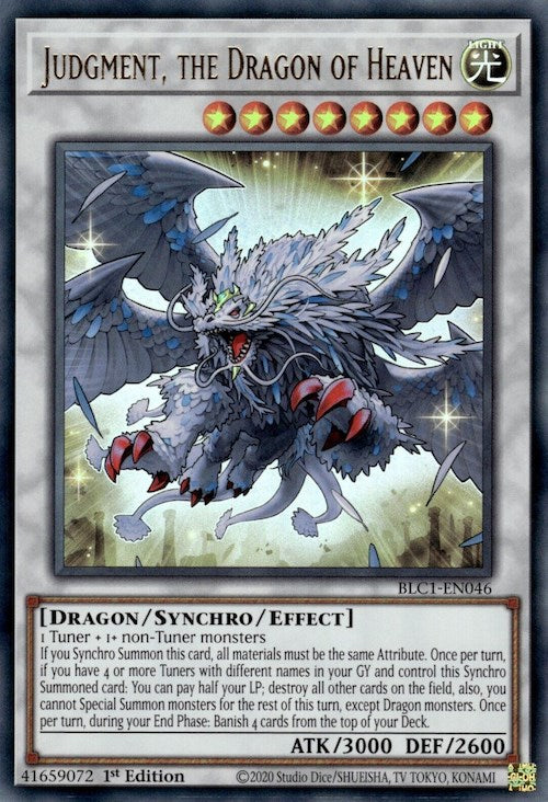 Judgment, the Dragon of Heaven [BLC1-EN046] Ultra Rare | Arkham Games and Comics