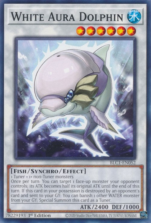 White Aura Dolphin [BLC1-EN052] Common | Arkham Games and Comics