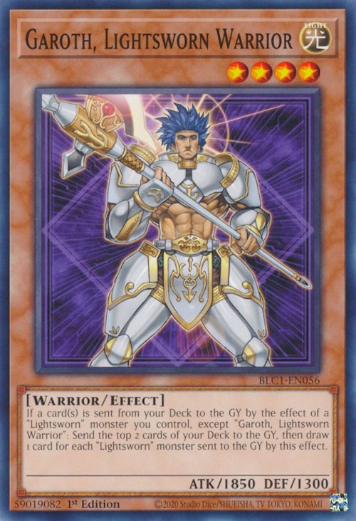 Garoth, Lightsworn Warrior [BLC1-EN056] Common | Arkham Games and Comics