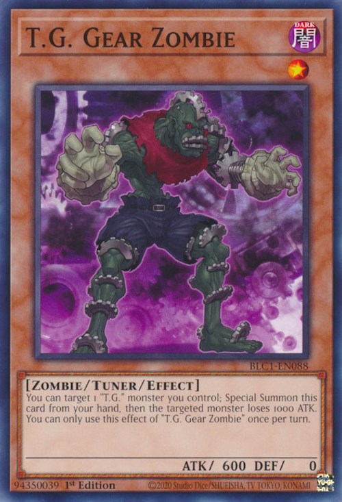 T.G. Gear Zombie [BLC1-EN088] Common | Arkham Games and Comics