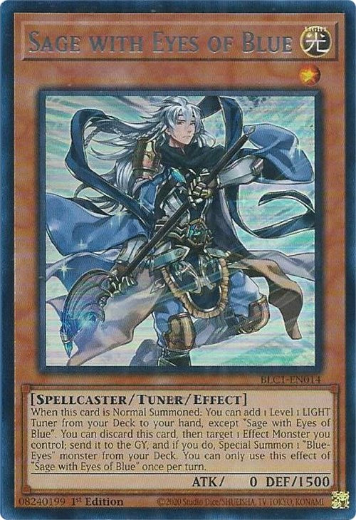 Sage with Eyes of Blue (Silver) [BLC1-EN014] Ultra Rare | Arkham Games and Comics