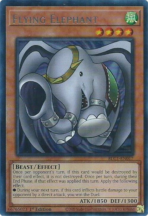 Flying Elephant (Silver) [BLC1-EN017] Ultra Rare | Arkham Games and Comics