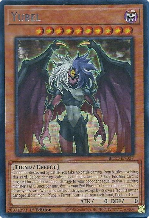 Yubel (Silver) [BLC1-EN027] Ultra Rare | Arkham Games and Comics