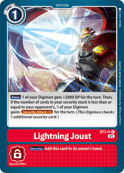 Lightning Joust [ST7-11] [Starter Deck: Gallantmon] | Arkham Games and Comics