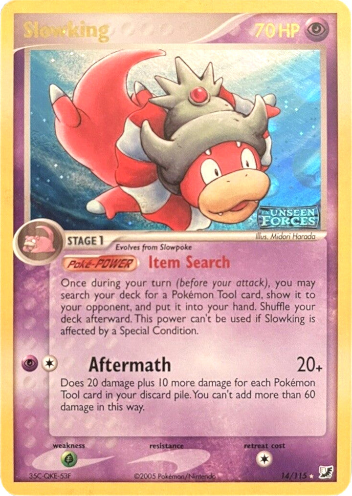 Slowking (14/115) (Stamped) [EX: Unseen Forces] | Arkham Games and Comics