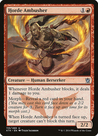 Horde Ambusher [Khans of Tarkir] | Arkham Games and Comics