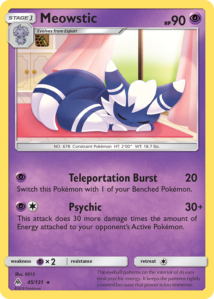 Meowstic (45/131) [Sun & Moon: Forbidden Light] | Arkham Games and Comics