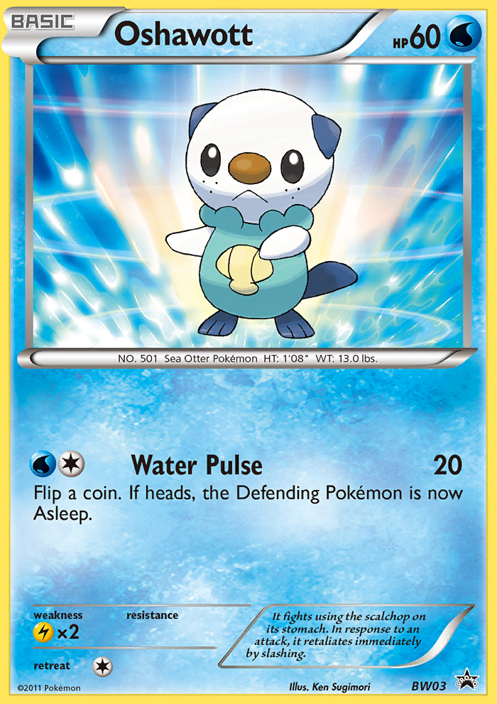 Oshawott (BW03) [Black & White: Black Star Promos] | Arkham Games and Comics