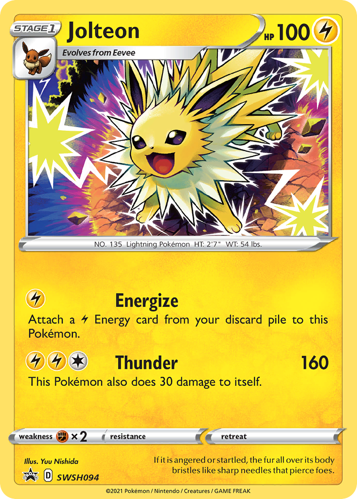 Jolteon (SWSH094) [Sword & Shield: Black Star Promos] | Arkham Games and Comics