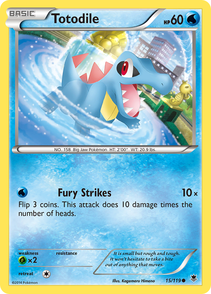 Totodile (15/119) [XY: Phantom Forces] | Arkham Games and Comics