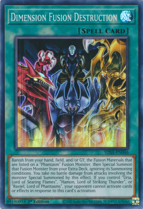 Dimension Fusion Destruction [SDSA-EN046] Super Rare | Arkham Games and Comics