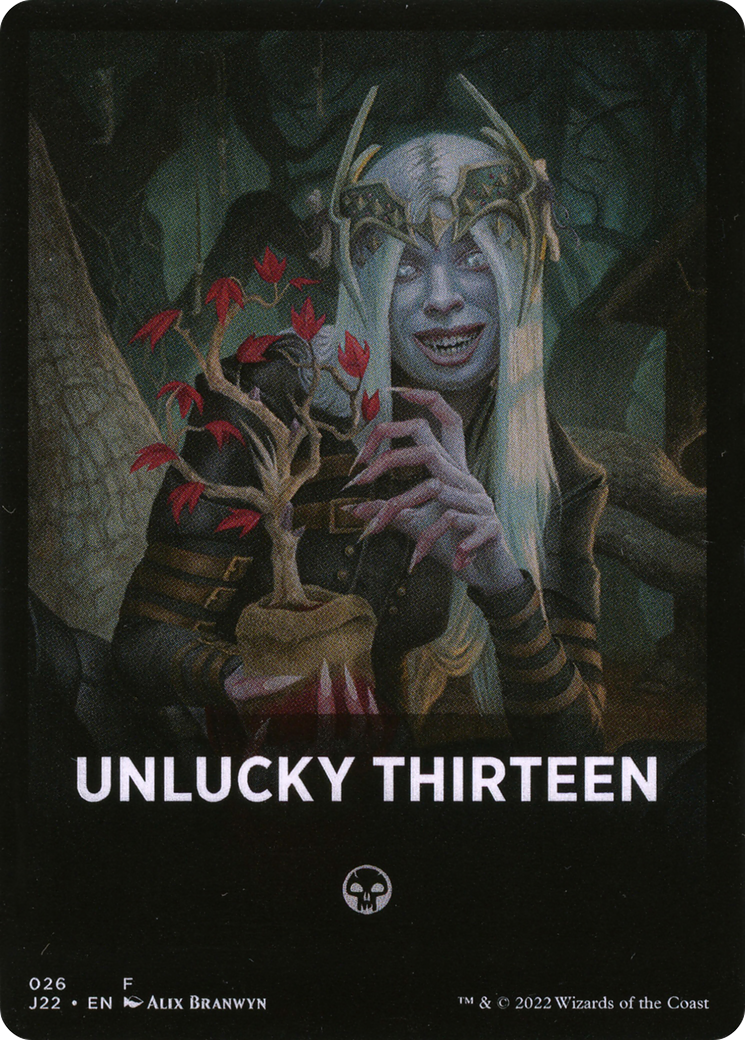 Unlucky Thirteen Theme Card [Jumpstart 2022 Front Cards] | Arkham Games and Comics