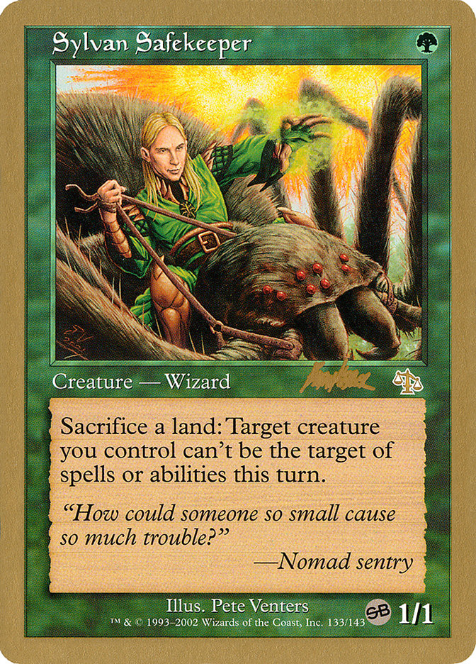 Sylvan Safekeeper (Brian Kibler) (SB) [World Championship Decks 2002] | Arkham Games and Comics