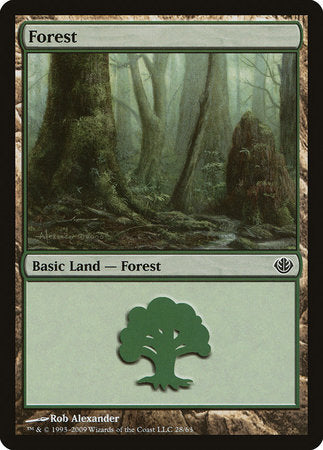 Forest (28) [Duel Decks: Garruk vs. Liliana] | Arkham Games and Comics