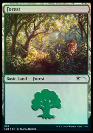 Forest (Cats) (576) [Secret Lair Drop Promos] | Arkham Games and Comics