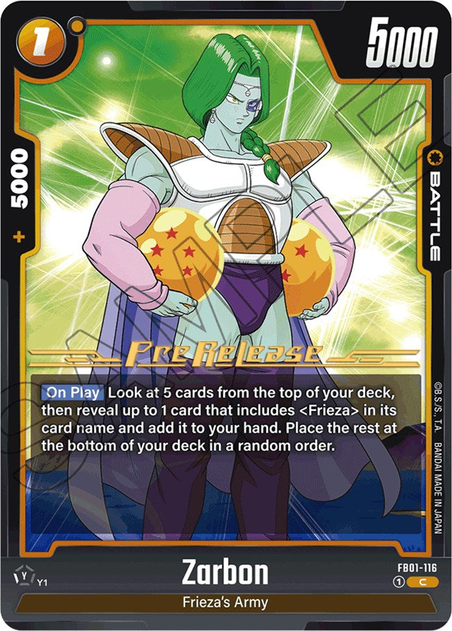 Zarbon [Awakened Pulse Pre-Release Cards] | Arkham Games and Comics