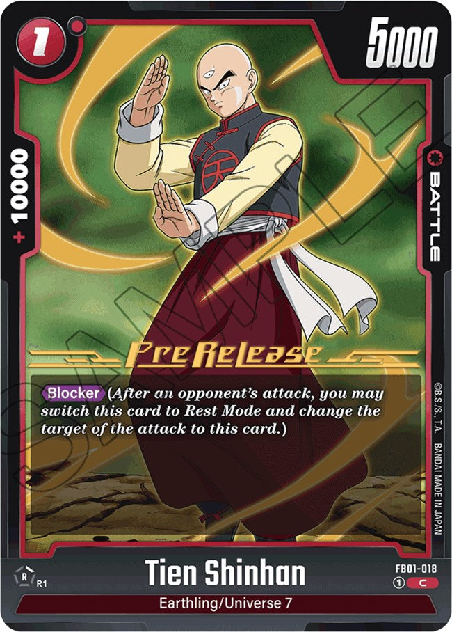 Tien Shinhan (FB01-018) [Awakened Pulse Pre-Release Cards] | Arkham Games and Comics