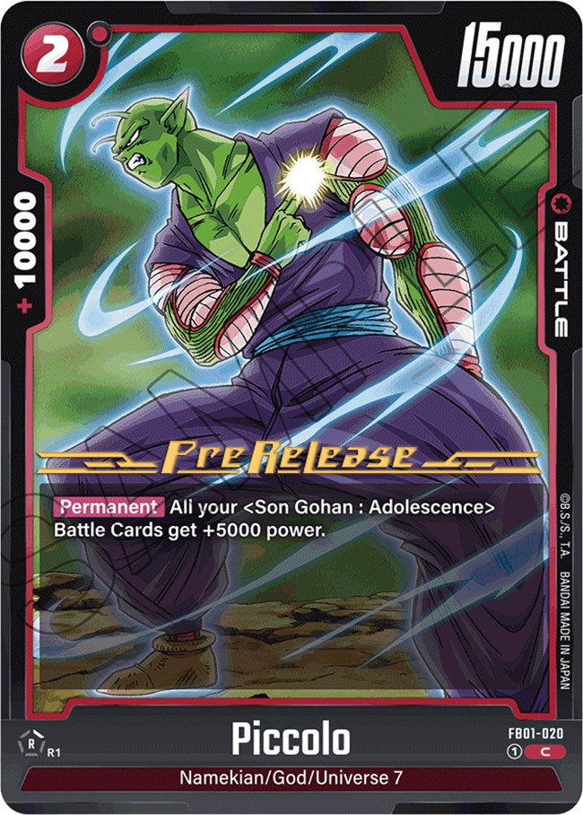 Piccolo (FB01-020) [Awakened Pulse Pre-Release Cards] | Arkham Games and Comics