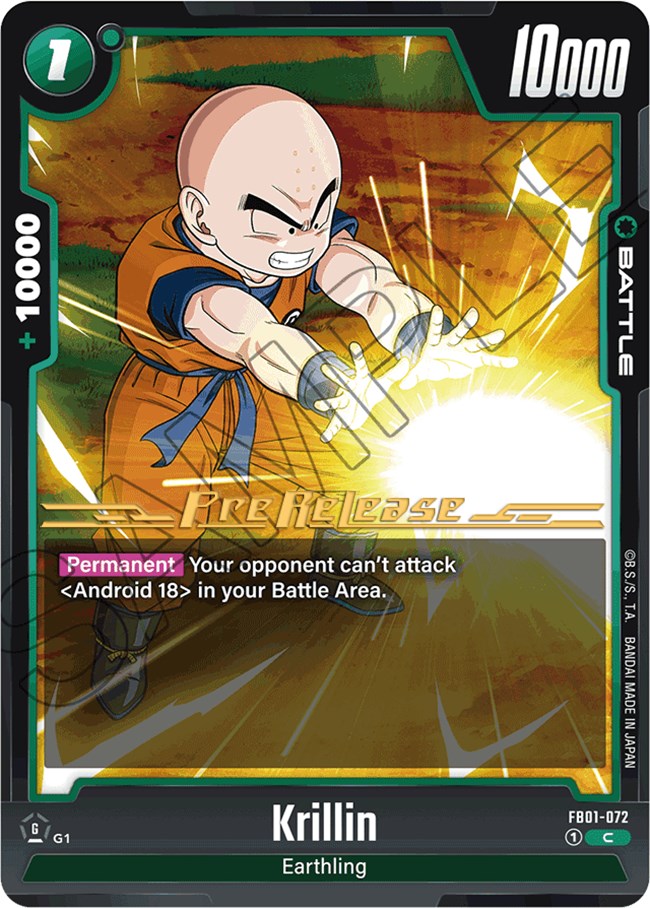 Krillin (FB01-072) [Awakened Pulse Pre-Release Cards] | Arkham Games and Comics