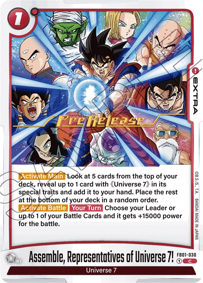 Assemble, Representatives of Universe 7! [Awakened Pulse Pre-Release Cards] | Arkham Games and Comics