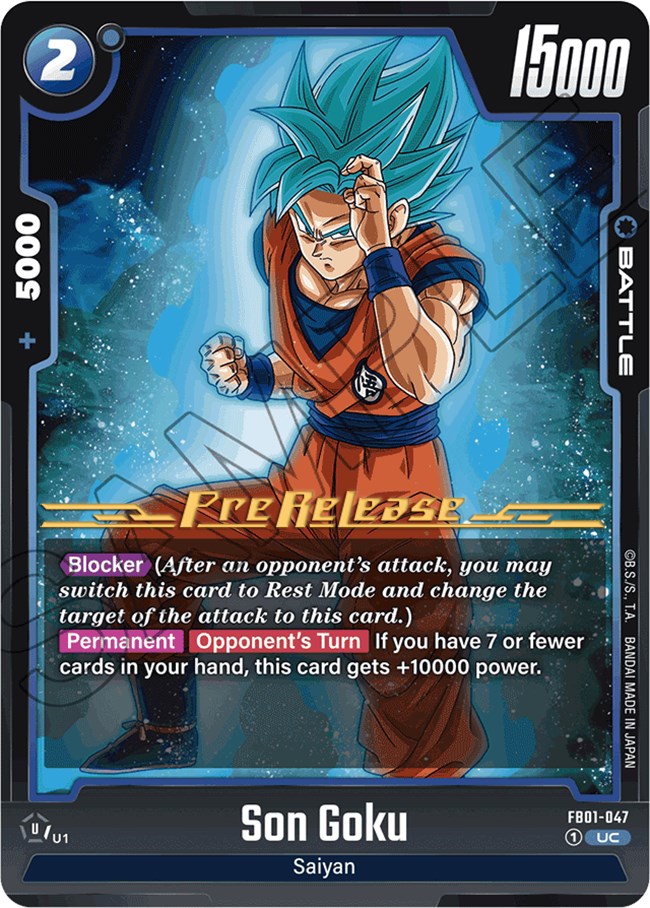 Son Goku (FB01-047) [Awakened Pulse Pre-Release Cards] | Arkham Games and Comics