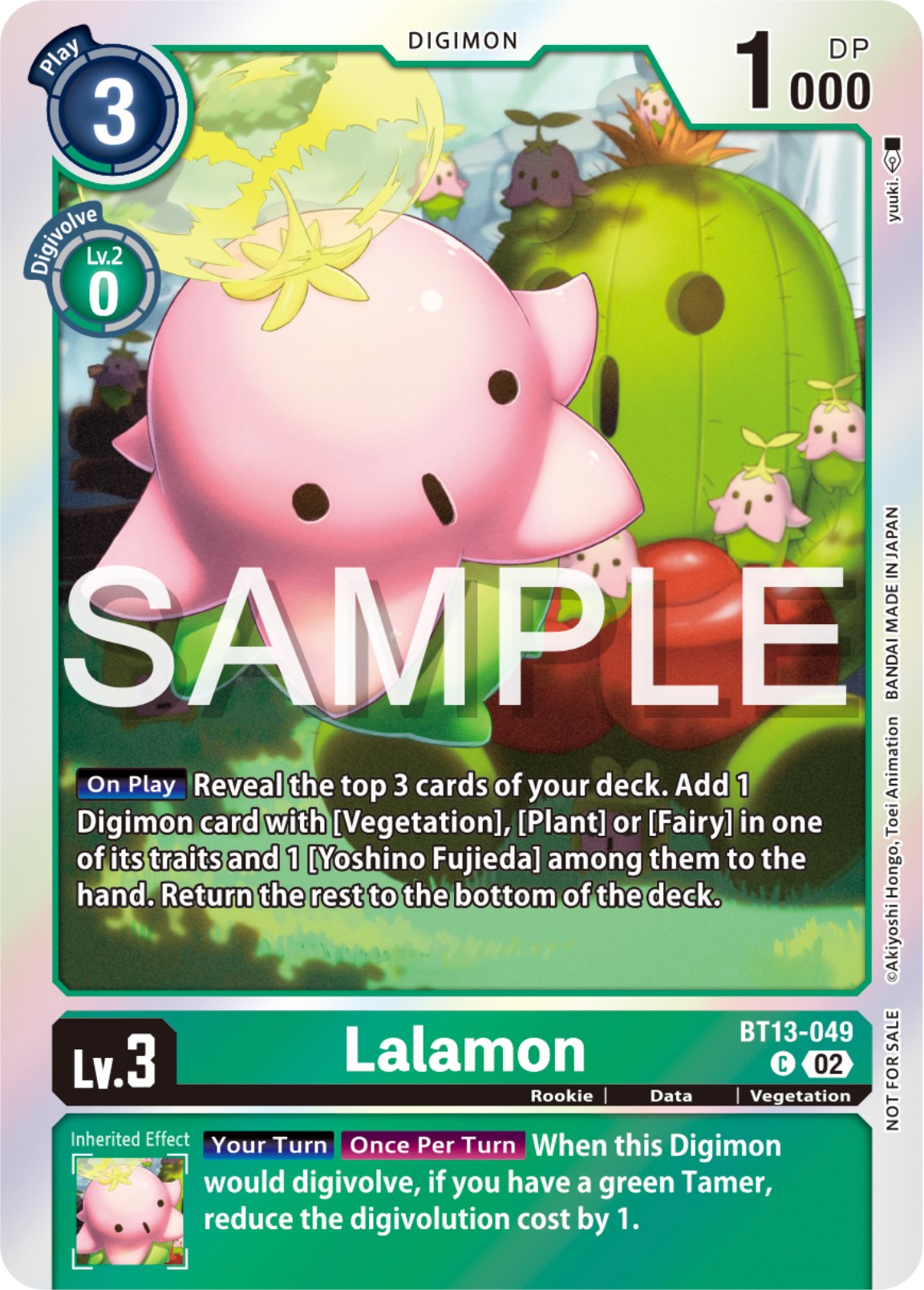 Lalamon [BT13-049] (Event Pack 6) [Versus Royal Knights Promos] | Arkham Games and Comics