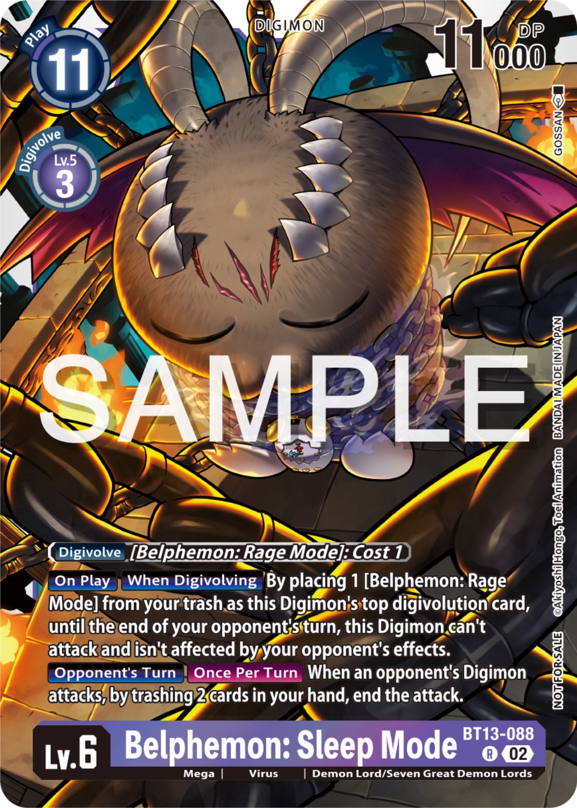 Belphemon: Sleep Mode [BT13-088] (Event Pack 6) [Versus Royal Knights Promos] | Arkham Games and Comics