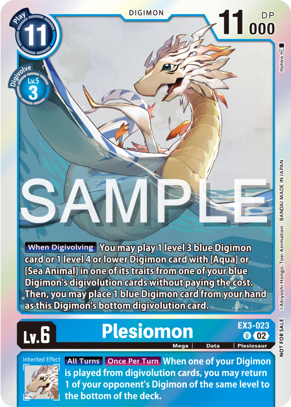 Plesiomon [EX3-023] (Event Pack 6) [Draconic Roar Promos] | Arkham Games and Comics