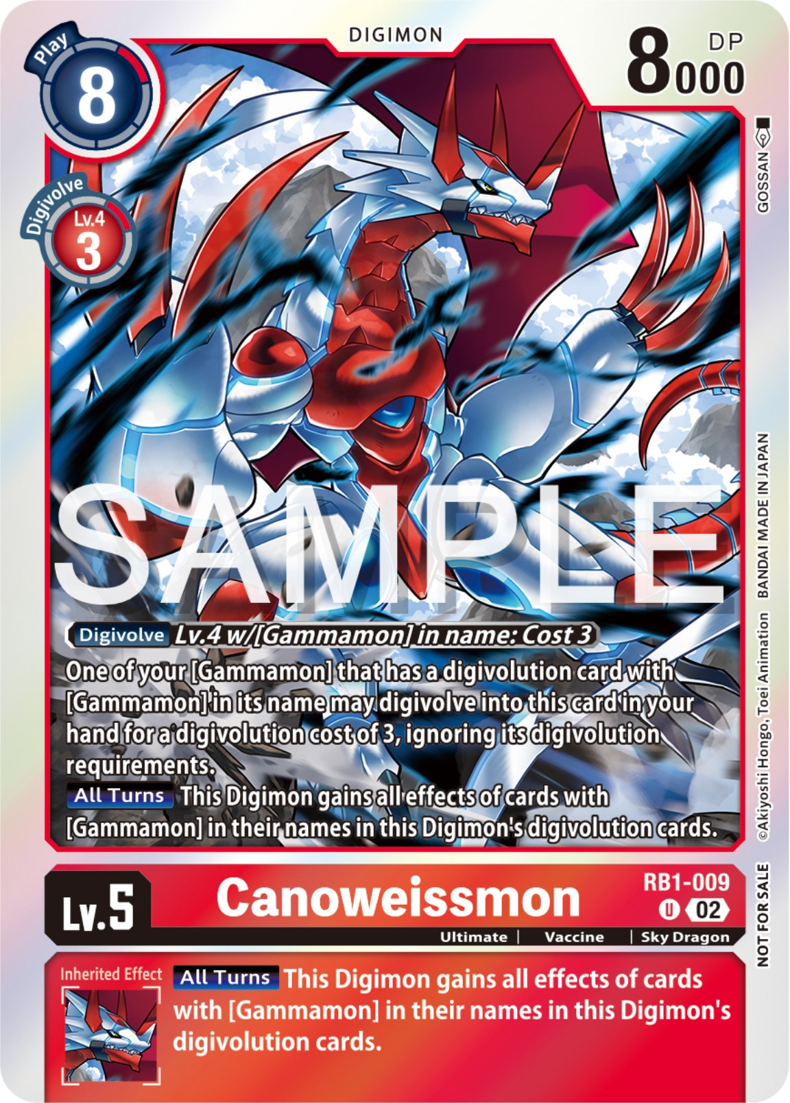 Canoweissmon [RB1-009] (Event Pack 6) [Resurgence Booster] | Arkham Games and Comics