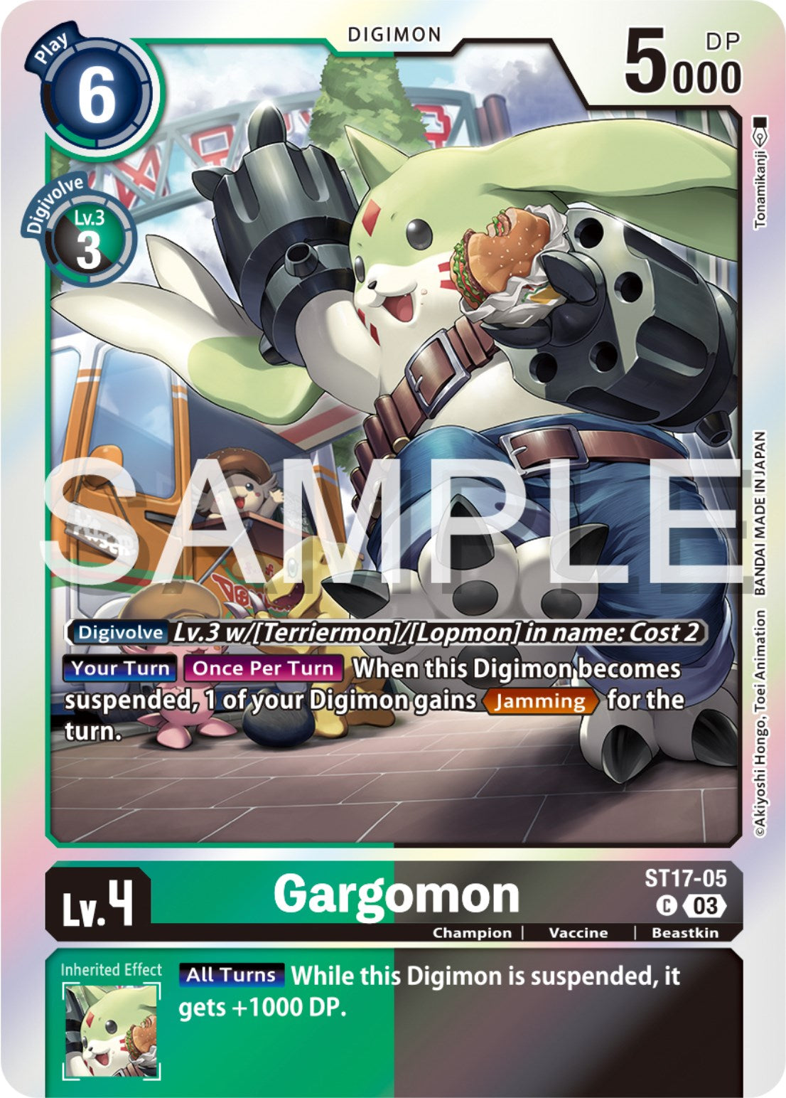 Gargomon [ST17-05] [Starter Deck: Double Typhoon Advanced Deck Set] | Arkham Games and Comics