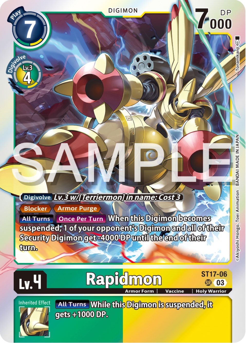 Rapidmon [ST17-06] [Starter Deck: Double Typhoon Advanced Deck Set] | Arkham Games and Comics