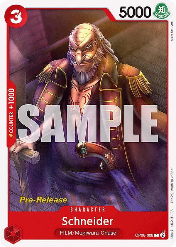 Schneider [Wings of the Captain Pre-Release Cards] | Arkham Games and Comics