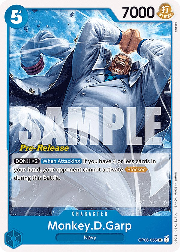 Monkey.D.Garp [Wings of the Captain Pre-Release Cards] | Arkham Games and Comics