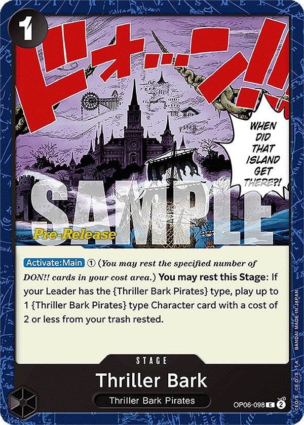 Thriller Bark [Wings of the Captain Pre-Release Cards] | Arkham Games and Comics