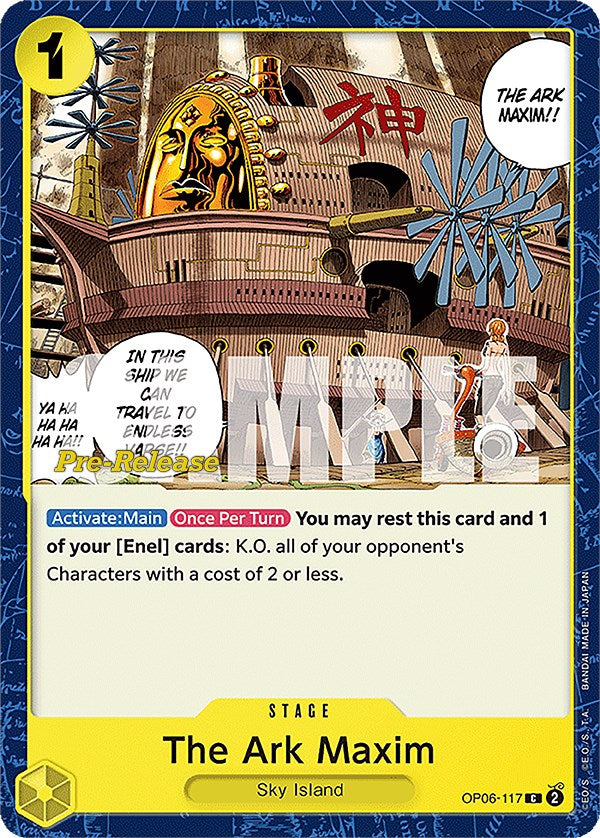 The Ark Maxim [Wings of the Captain Pre-Release Cards] | Arkham Games and Comics