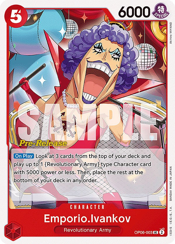 Emporio.Ivankov [Wings of the Captain Pre-Release Cards] | Arkham Games and Comics