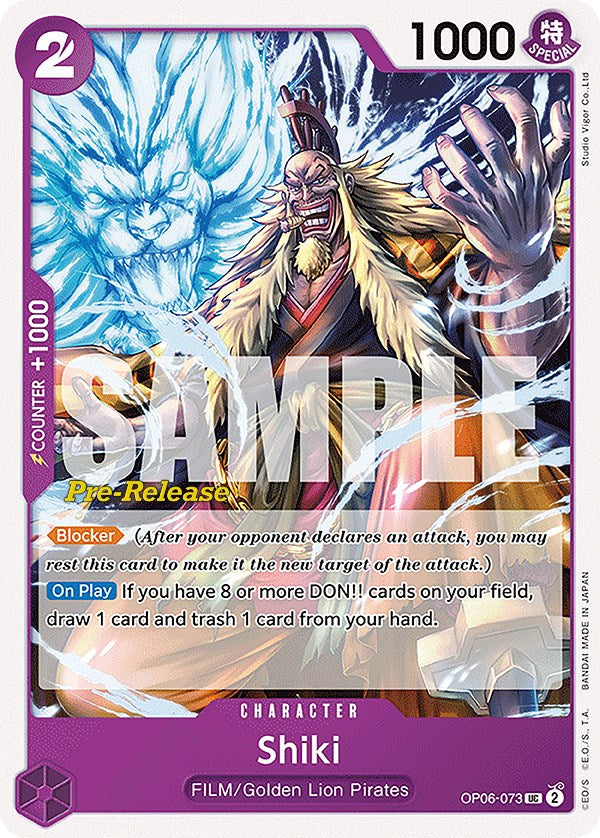 Shiki [Wings of the Captain Pre-Release Cards] | Arkham Games and Comics