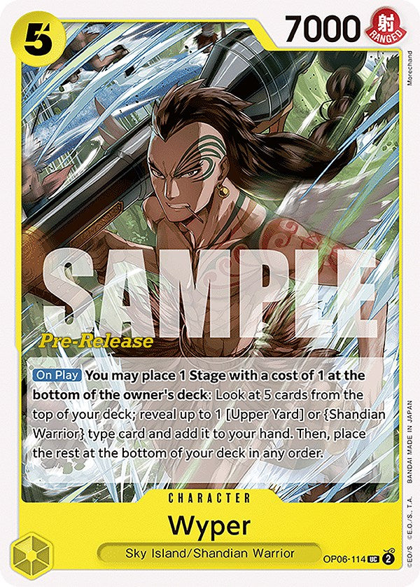 Wyper [Wings of the Captain Pre-Release Cards] | Arkham Games and Comics
