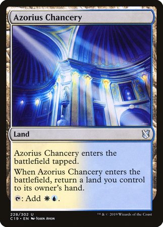 Azorius Chancery [Commander 2019] | Arkham Games and Comics