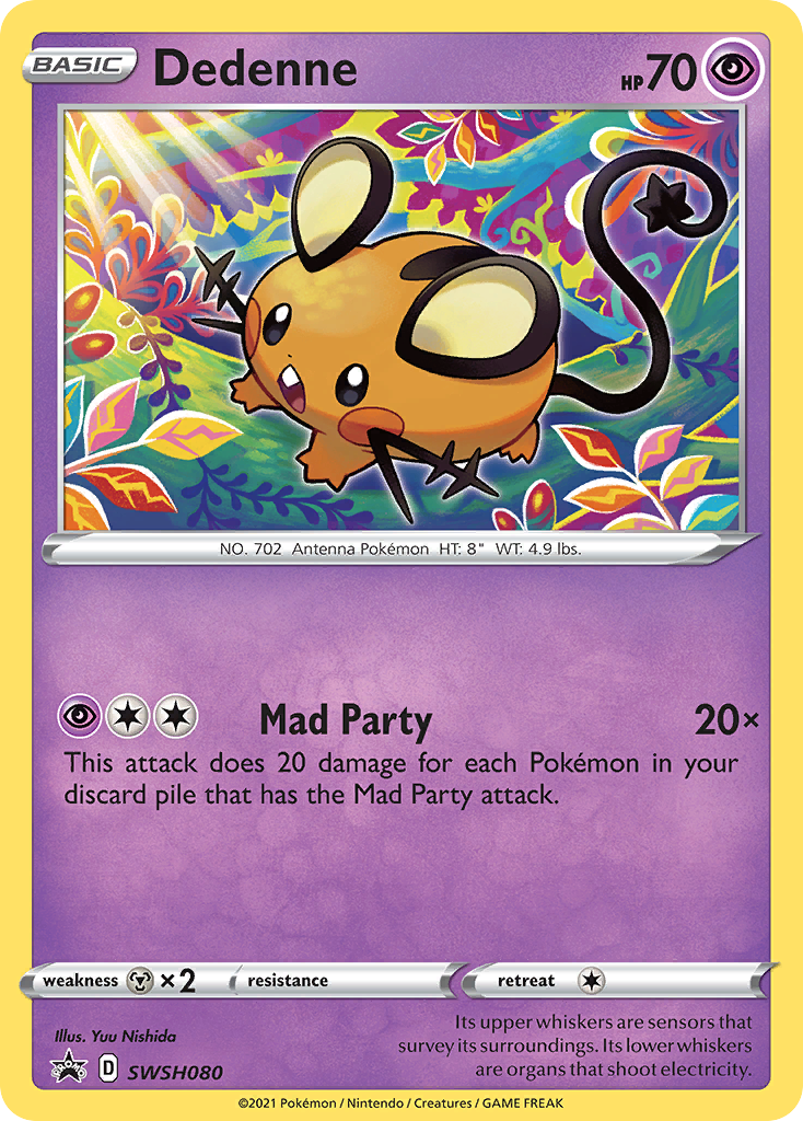 Dedenne (SWSH080) [Sword & Shield: Black Star Promos] | Arkham Games and Comics