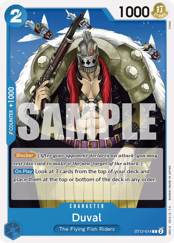 Duval [Starter Deck: Zoro and Sanji] | Arkham Games and Comics