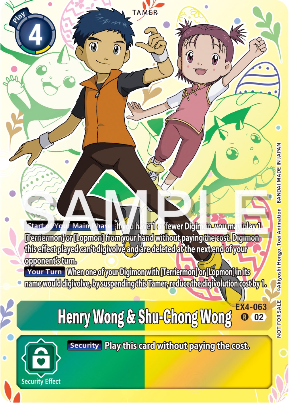 Henry Wong & Shu-Chong Wong [EX4-063] (Spring Break Event 2024) [Alternative Being Booster Promos] | Arkham Games and Comics