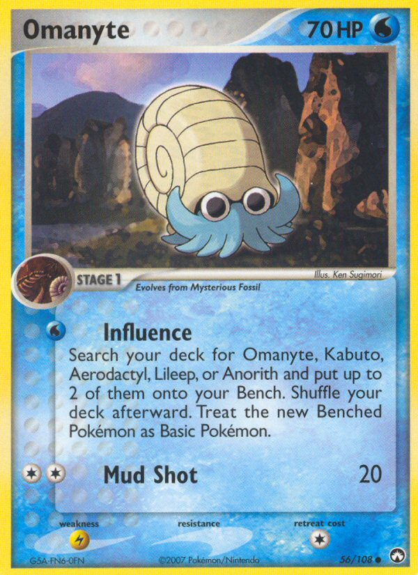 Omanyte (56/108) [EX: Power Keepers] | Arkham Games and Comics