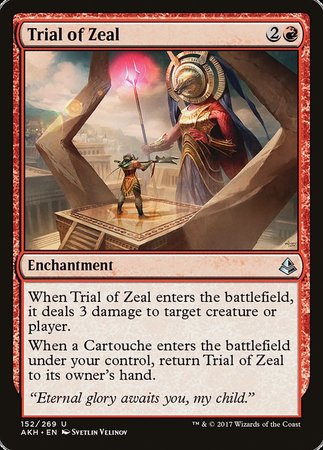 Trial of Zeal [Amonkhet] | Arkham Games and Comics